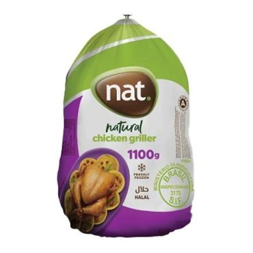 Nat Whole Chicken Griller 1100Gm, 10 Pieces Per Carton